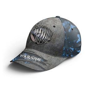 Sheepshead fishing sea camo Custom Sheepshead fishing hat Fishing Angler hat cap NQS4601