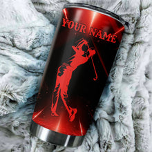 Load image into Gallery viewer, I don&#39;t need therapy I need to play golf Custom Stainless Steel Tumbler Cup personalized golf gifts NQS6483