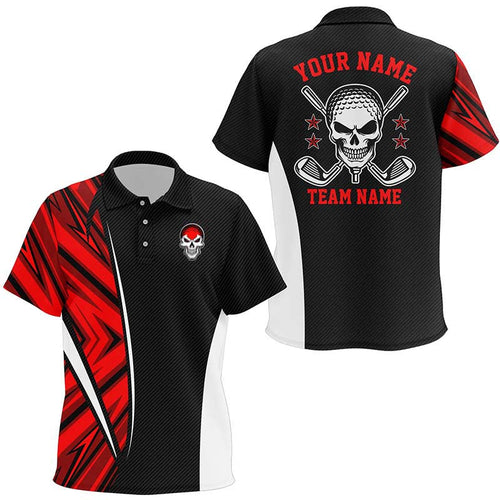 Red camo black Kids polo shirt custom golf clubs skull golf tops for kids, best golf gifts NQS6496