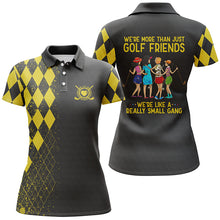 Load image into Gallery viewer, Funny women golf polo shirts multi-color we&#39;re more than just golf friends we&#39;re small gang NQS4829