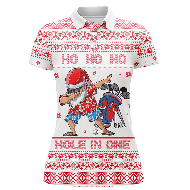 Ho Ho Ho Hole In One Santa Golf Christmas Funny Santa Ugly