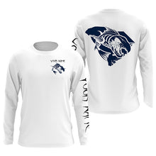 Load image into Gallery viewer, South Carolina fishing fish reaper skull custom name sun protection long sleeve fishing shirts NQS3881