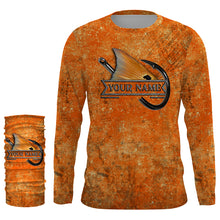 Load image into Gallery viewer, Redfish Puppy Drum Fish Hook UV protection quick dry Customize name long sleeves UPF 30+ - personalized fishing performance shirt NQS943