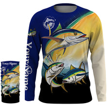 Load image into Gallery viewer, Tuna Fishing Saltwater Game Fish Custom name Long sleeve Fishing Shirts, Tuna Fishing jerseys NQS4067