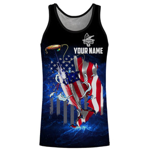 Sailfish Fishing 3D American Flag Patriot Customize name All over print shirts - personalized fishing gift for men and women and Kid - NQS431