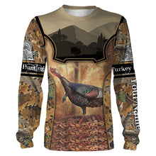 Load image into Gallery viewer, Turkey hunting clothes Customize Name 3D All Over Printed Shirts plus size Personalized Hunting gift For Men, women and kid NQS961