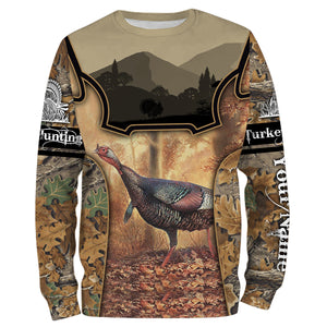Turkey hunting clothes Customize Name 3D All Over Printed Shirts plus size Personalized Hunting gift For Men, women and kid NQS961
