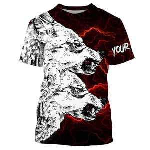 Coyote Hunting Tattoo Customize Name 3D All Over Printed Shirts Personalized gift For Adult And Kid NQS713