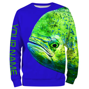 Mahi mahi Fishing Saltwater Blue Ocean All Over print shirts personalized fishing Gift NQS573