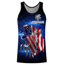 Load image into Gallery viewer, Northern Pike Fishing 3D American Flag Patriot Custom All over print shirts personalized fishing gift NQS450