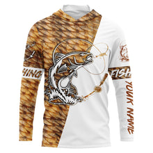 Load image into Gallery viewer, Redfish Puppy Drum fishing scale UV protection quick dry Customize name long sleeves UPF 30+ NQS834