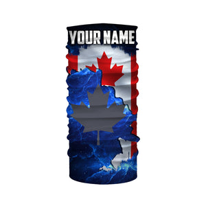 Canadian Flag Universe patriotic Custom fishing Shirts jersey, Canada fishing shirts NQS3206