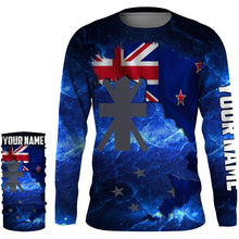 Load image into Gallery viewer, New Zealand Flag Universe patriotic Custom UPF fishing Shirts jersey - Custom NZ fishing shirts NQS3207