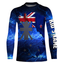 Load image into Gallery viewer, New Zealand Flag Universe patriotic Custom UPF fishing Shirts jersey - Custom NZ fishing shirts NQS3207