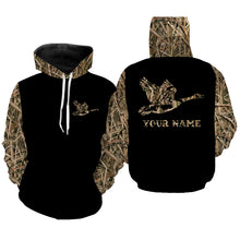 Load image into Gallery viewer, Goose Hunting Waterfowl Camo Customize Name 3D All Over Printed Shirts NQS836