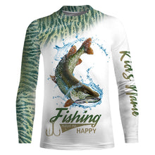 Load image into Gallery viewer, Musky Fishing Customize Name 3D All Over Printed Shirts Personalized Fishing Gift For Father, Men, Women And Kid NQS350
