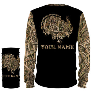 Turkey Hunting Camo Customize Name 3D All Over Printed Shirts Personalized Hunting gift For Adult And Kid NQS858
