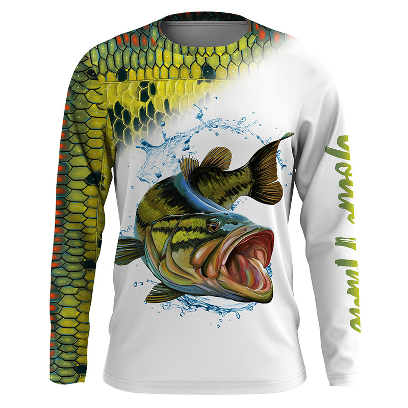 Personalized Bass Fishing jerseys, Bass Fishing Long Sleeve