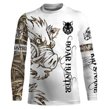 Load image into Gallery viewer, Boar Hunting Tattoo camo hunting clothes skull Customize Name 3D All Over Printed Shirts NQS869