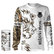 Load image into Gallery viewer, Boar Hunting Tattoo camo hunting clothes skull Customize Name 3D All Over Printed Shirts NQS869