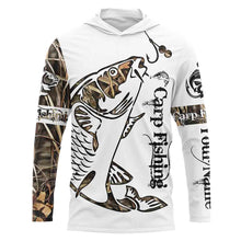 Load image into Gallery viewer, Carp Fishing Tattoo Camo Fishing UV protection quick dry Customize name fishing shirt NQS872