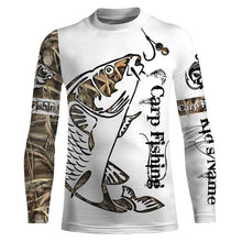 Load image into Gallery viewer, Carp Fishing Tattoo Camo Fishing UV protection quick dry Customize name fishing shirt NQS872