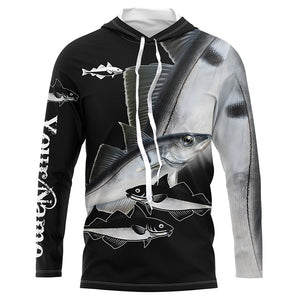 Haddock Fishing Customize Name UV protection long sleeves fishing shirts, Personalized Fishing Gift NQS6888