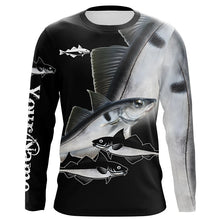 Load image into Gallery viewer, Haddock Fishing Customize Name UV protection long sleeves fishing shirts, Personalized Fishing Gift NQS6888