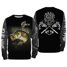 Load image into Gallery viewer, Largemouth Bass Fish On Fish Reaper Customized name All over print shirts NQS508