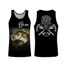 Load image into Gallery viewer, Largemouth Bass Fish On Fish Reaper Customized name All over print shirts NQS508