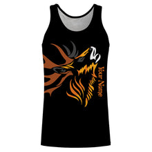 Load image into Gallery viewer, Bull elk hunting Orange black big game Custom Name 3D All Over Printed hunting Shirts NQS1057
