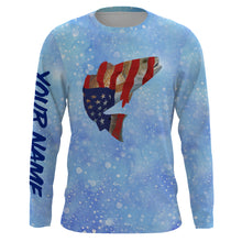 Load image into Gallery viewer, Red Drum performance fishing shirt UV protection custom name long sleeves UPF 30+ NQS658