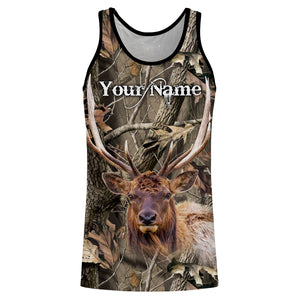 Best Elk Hunting camo Custom Name 3D All over print shirts NQS769