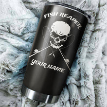 Load image into Gallery viewer, Fish Reaper Customize name Fishing Tumbler Cup Personalized Fishing gift for fisherman - NQS254