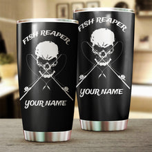 Load image into Gallery viewer, Fish Reaper Customize name Fishing Tumbler Cup Personalized Fishing gift for fisherman - NQS254