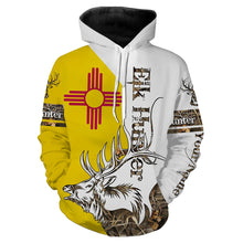 Load image into Gallery viewer, New Mexico NM Elk Hunting Customize Name 3D All Over Printed Shirts Personalized Gift For Hunter NQS410