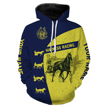 Load image into Gallery viewer, Harness racing custom name horse riding horse shirts, personalized horse gift for men, women, kid NQS4247