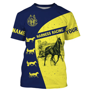 Harness racing custom name horse riding horse shirts, personalized horse gift for men, women, kid NQS4247