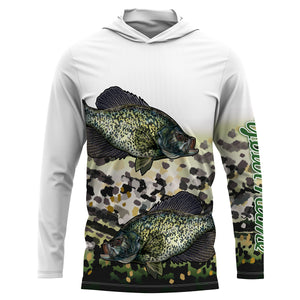 Crappie Fishing UV protection quick dry Customize name long sleeves UPF 30+ personalized gift - NQS778