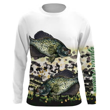 Load image into Gallery viewer, Crappie Fishing UV protection quick dry Customize name long sleeves UPF 30+ personalized gift - NQS778