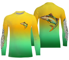 Load image into Gallery viewer, Snook fishing Custom Name UV protection fishing jersey, saltwater fishing tournament shirts NQS3169