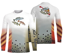 Load image into Gallery viewer, Inshore Slam Snook, Redfish, Speckled Trout fishing Florida custom 3D All Over print shirts NQS557
