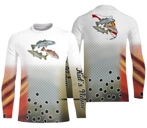 Inshore Slam Snook, Redfish, Speckled Trout fishing Florida custom 3D All Over print shirts NQS557