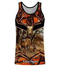 Load image into Gallery viewer, Deer Hunting Camo Orange Black Custom Name 3D All over print shirts Plus Size NQS811