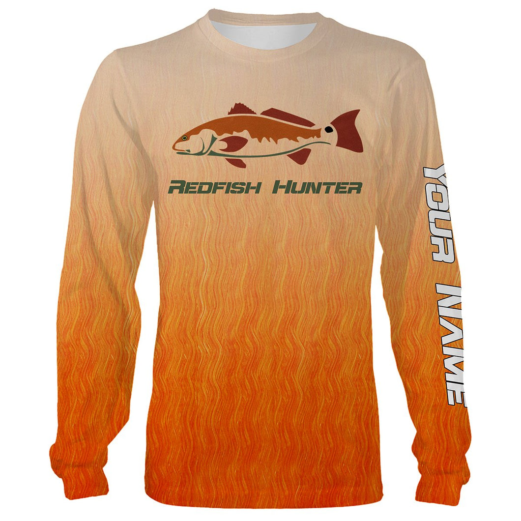 Redfish Puppy Drum Fishing Redfish Hunter 3D All Over print shirts personalized fishing apparel for Adult and kid NQS563