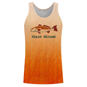 Redfish Puppy Drum Fishing Redfish Hunter 3D All Over print shirts personalized fishing apparel for Adult and kid NQS563