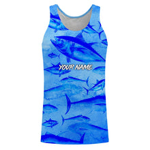 Load image into Gallery viewer, Tuna Fishing Salt water Fishes Blue Ocean 3D All Over print shirts personalized fishing Gift for Adult and kid NQS567