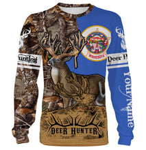 Load image into Gallery viewer, Minnesota MN deer hunting Deer hunter game Customize Name 3D All Over Printed Shirts plus size NQS974