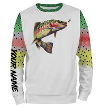 Load image into Gallery viewer, Rainbow Trout Fishing 3D All Over print shirts personalized fishing apparel for Adult and kid NQS574