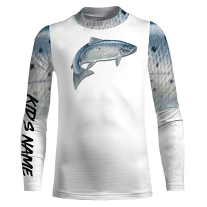 Chinook Salmon ( King Salmon)  Fishing 3D All Over print shirts personalized fishing apparel for Adult and kid NQS577